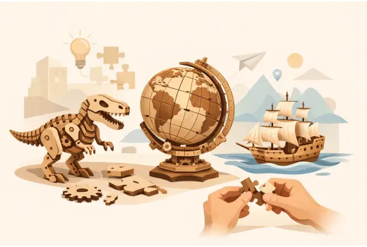 Τι είναι τα 3D ξύλινα παζλ και γιατί αξίζουν