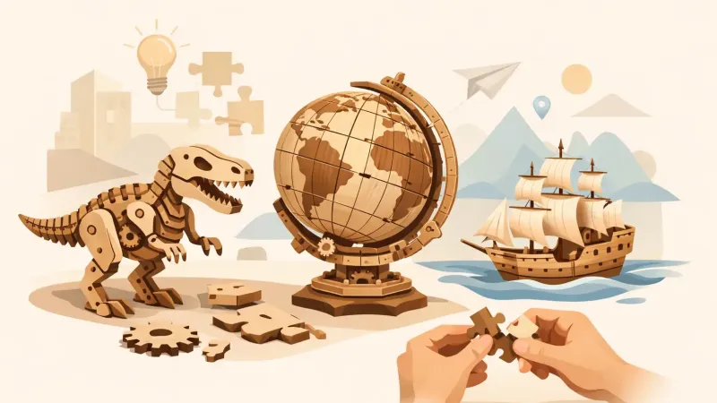 Τι είναι τα 3D ξύλινα παζλ και γιατί αξίζουν