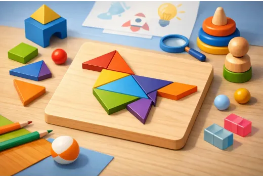 Tangram για παιδιά: οφέλη που φαίνονται