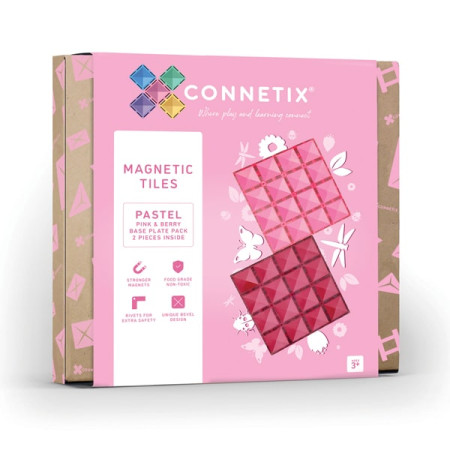 Pastel Pink & Berry Base Plate 2 τεμαχίων