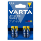 VARTA Longlife Power AAA Αλκαλικές Μπαταρίες 1.5V 4 τμχ
