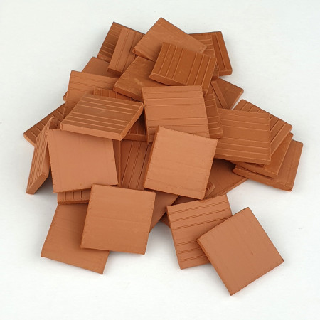 Πλακάκια Κόκκινα 1:10  (100 τμχ)