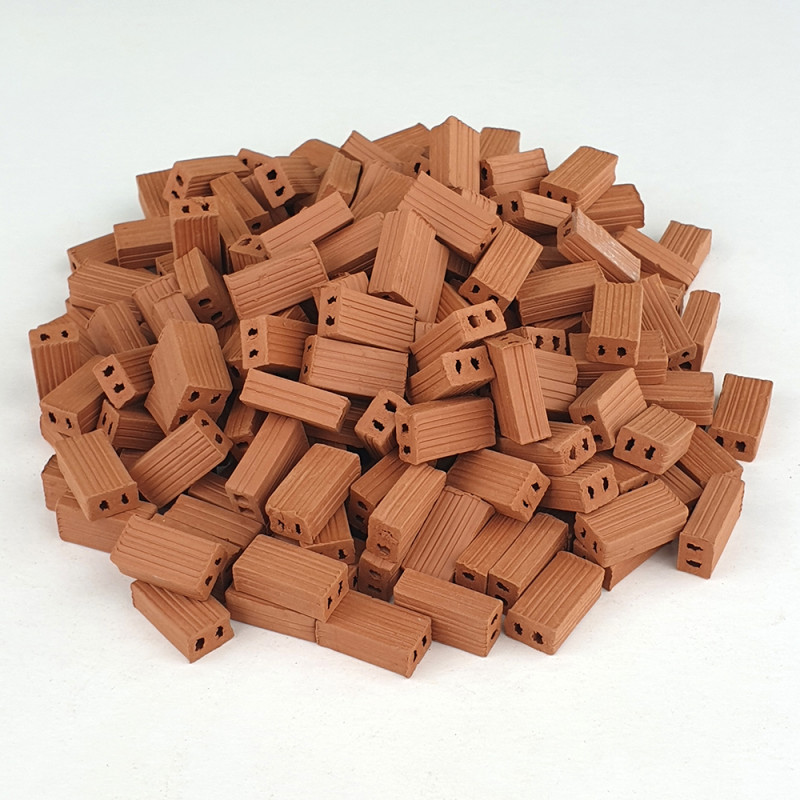 22000 - Τούβλα Κόκκινα 1:20  (150 τμχ) - Hobbycity.gr - Aedes