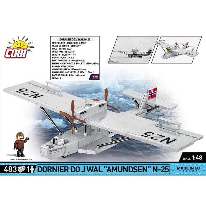 1384 - Dornier Do J Wal Amundsen N-25 - Hobbycity.gr - COBI