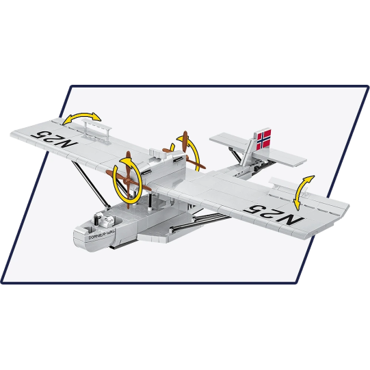 1384 - Dornier Do J Wal "Amundsen" N-25 - Hobbycity.gr - COBI