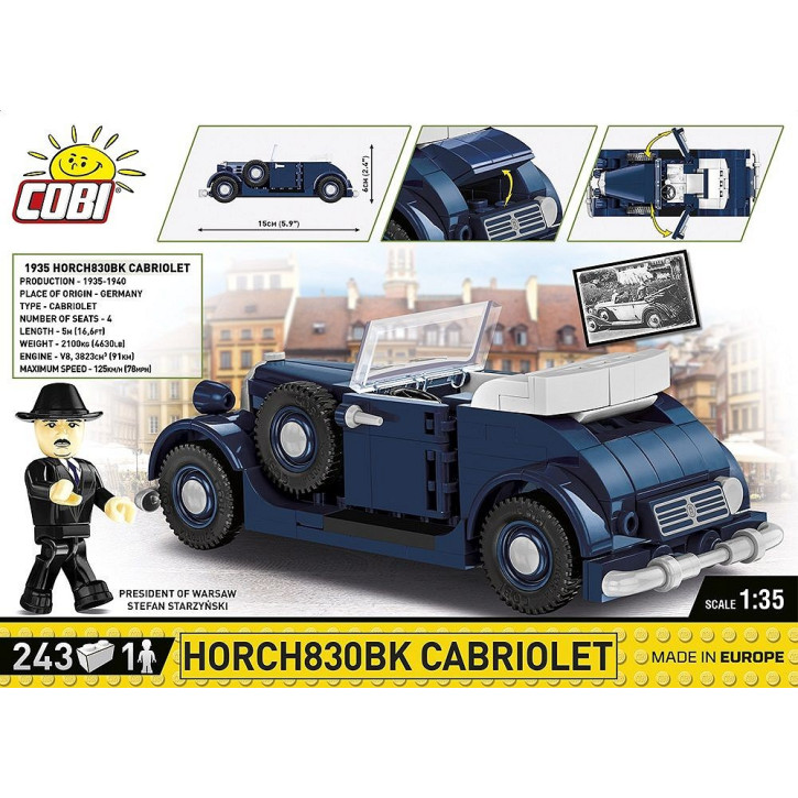 2262 - Horch 830BK Cabriolet - Hobbycity.gr - COBI
