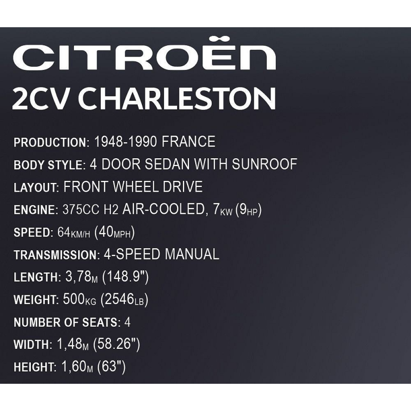 24340 - Citroen 2CV Charleston - Executive Edition - Hobbycity.gr - COBI