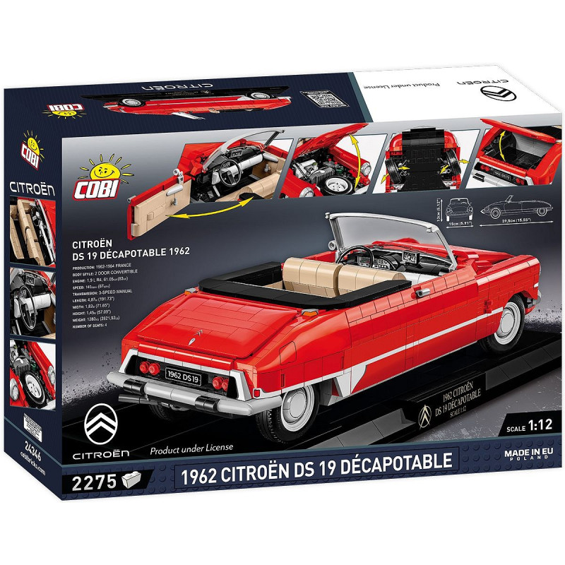 24346 - Citroen DS 19 Décapotable 1962 - Executive Edition - Hobbycity.gr - COBI
