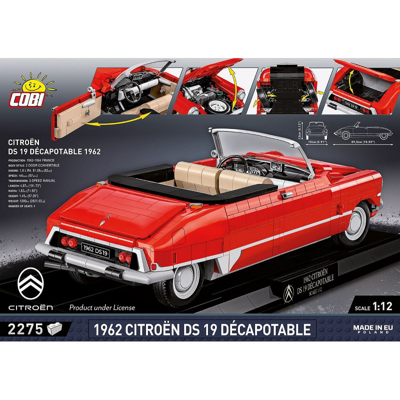 24346 - Citroen DS 19 Décapotable 1962 - Executive Edition - Hobbycity.gr - COBI