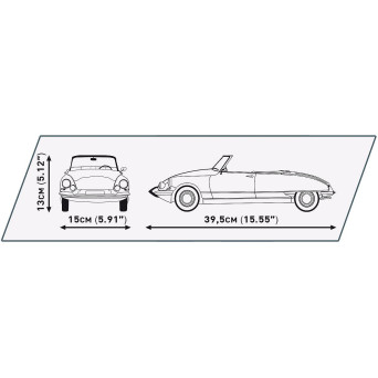 24346 - Citroen DS 19 Décapotable 1962 - Executive Edition - Hobbycity.gr - COBI