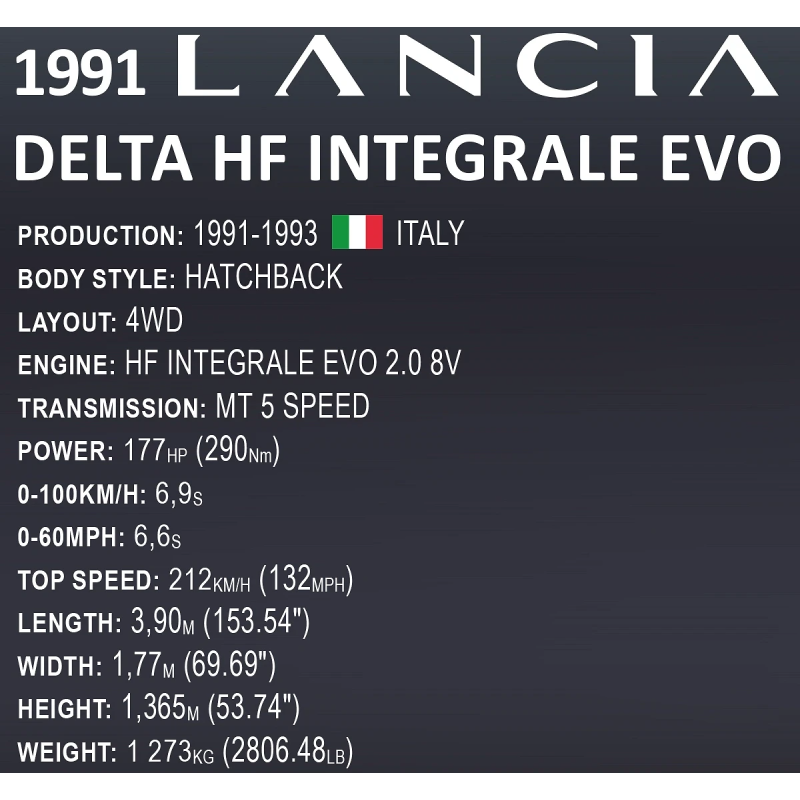 24356 - Lancia Delta HF Integrale EVO - Executive Edition - Hobbycity.gr - COBI