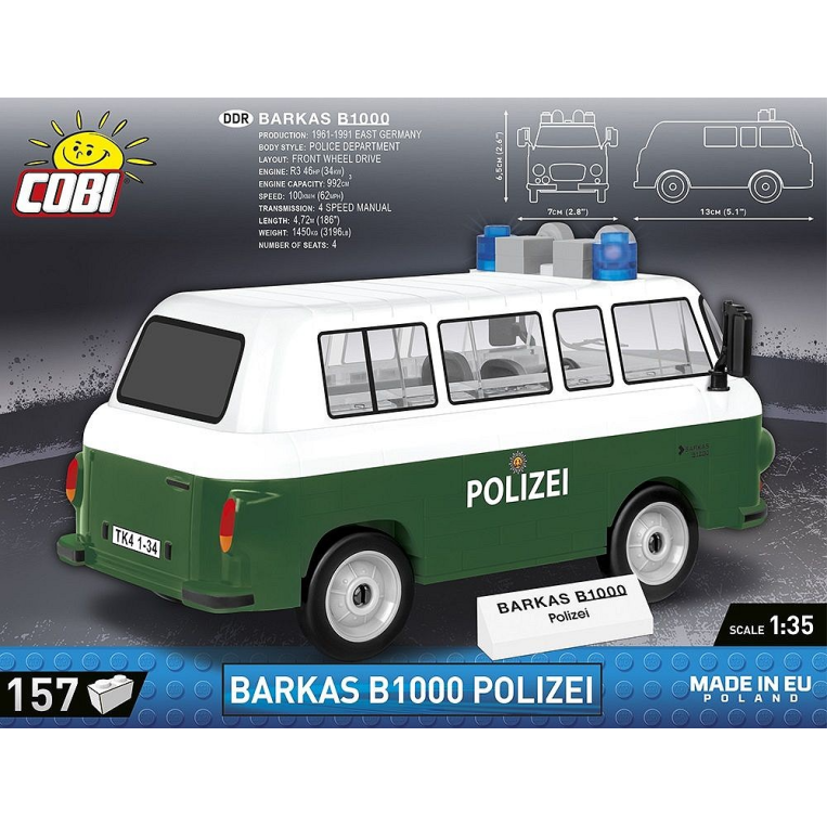 24596 - Barkas B1000 Polizei - Hobbycity.gr - COBI