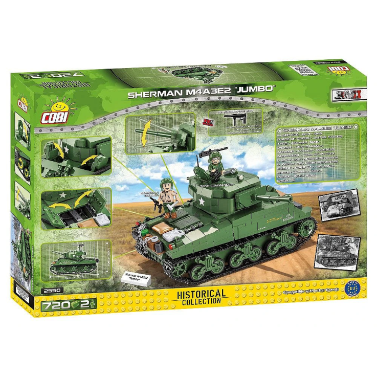 2550 - Sherman M4A3E2 Jumbo - Hobbycity.gr - COBI