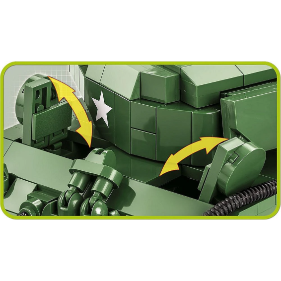 2550 - Sherman M4A3E2 Jumbo - Hobbycity.gr - COBI