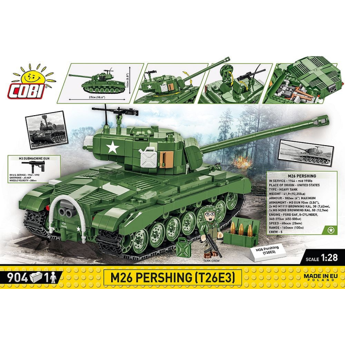 2564 - M26 Pershing T26E3 - Hobbycity.gr - COBI