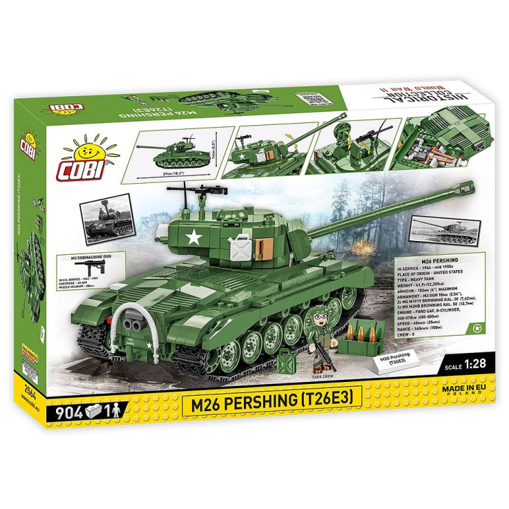 2564 - M26 Pershing T26E3 - Hobbycity.gr - COBI