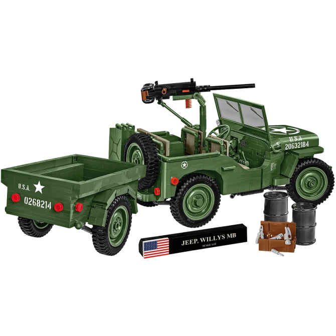 2804 - Willys MB & Trailer - Executive Edition - Hobbycity.gr - COBI