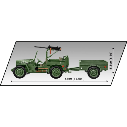 2804 - Willys MB & Trailer - Executive Edition - Hobbycity.gr - COBI