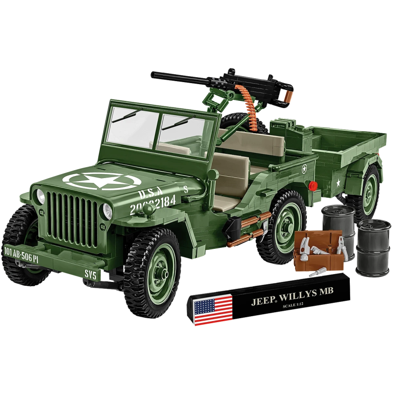 2804 - Willys MB & Trailer - Executive Edition - Hobbycity.gr - COBI