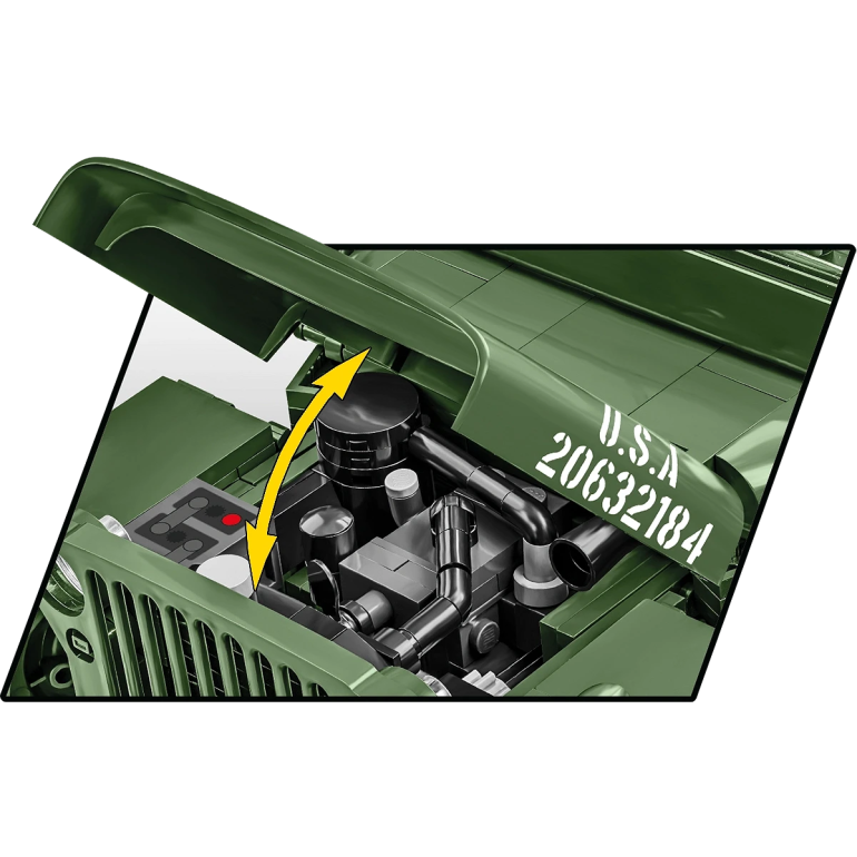 2804 - Willys MB & Trailer - Executive Edition - Hobbycity.gr - COBI