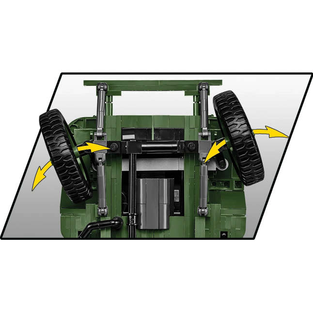 2804 - Willys MB & Trailer - Executive Edition - Hobbycity.gr - COBI