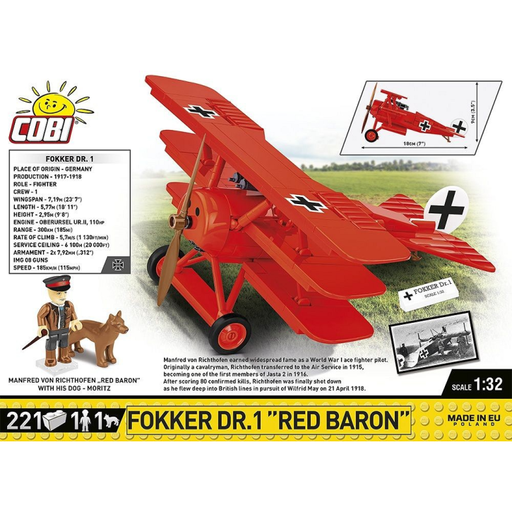 2996 - Fokker Dr.1 Red Baron - Hobbycity.gr - COBI