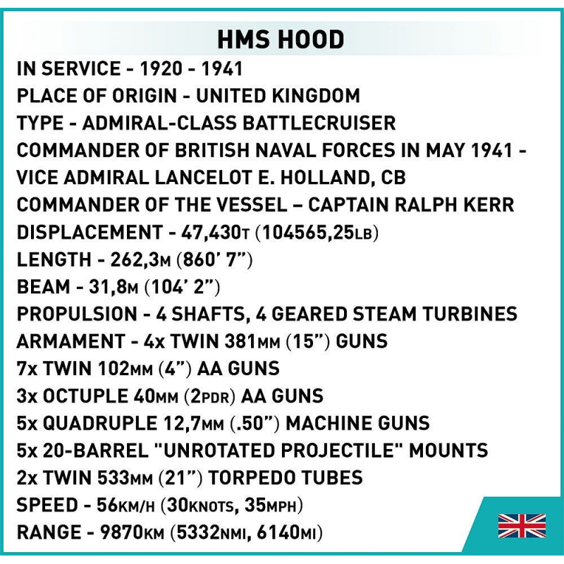 4830 - HMS Hood - Hobbycity.gr - COBI