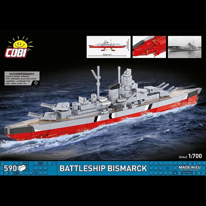4854 - Battleship Bismarck - Hobbycity.gr - COBI