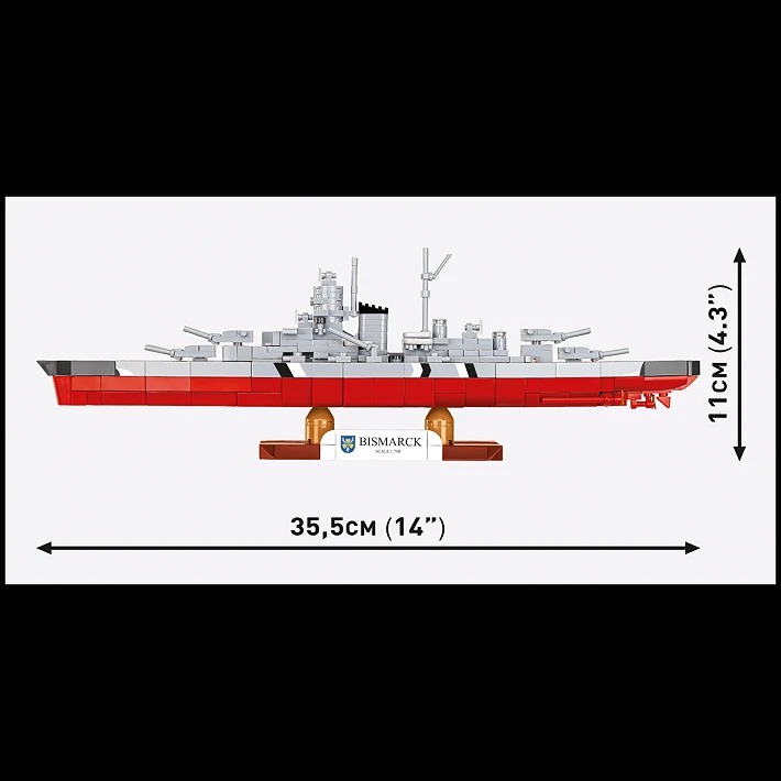 4854 - Battleship Bismarck - Hobbycity.gr - COBI