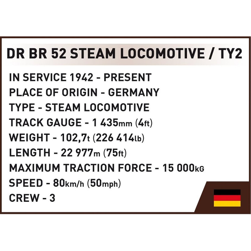 6287 - DR BR 52 Steam Locomotive & Railway Semaphore - Hobbycity.gr - COBI