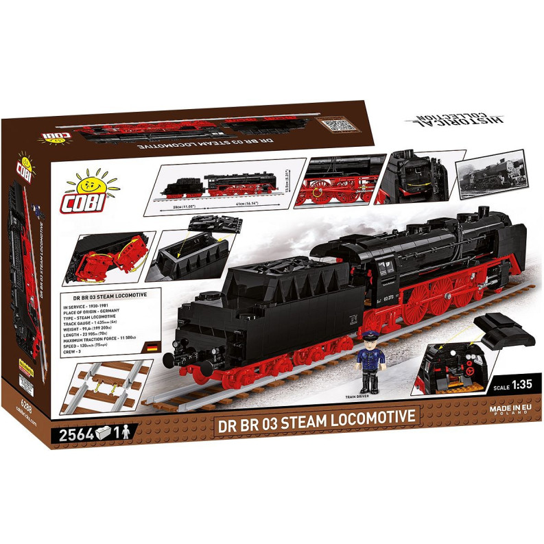6288 - DR BR 03 Steam Locomotive - Hobbycity.gr - COBI