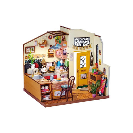 Cozy Kitchen House με φωτισμό