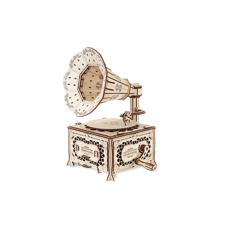 000907 - Gramophone - Hobbycity.gr - EWA ECO-WOOD-ART