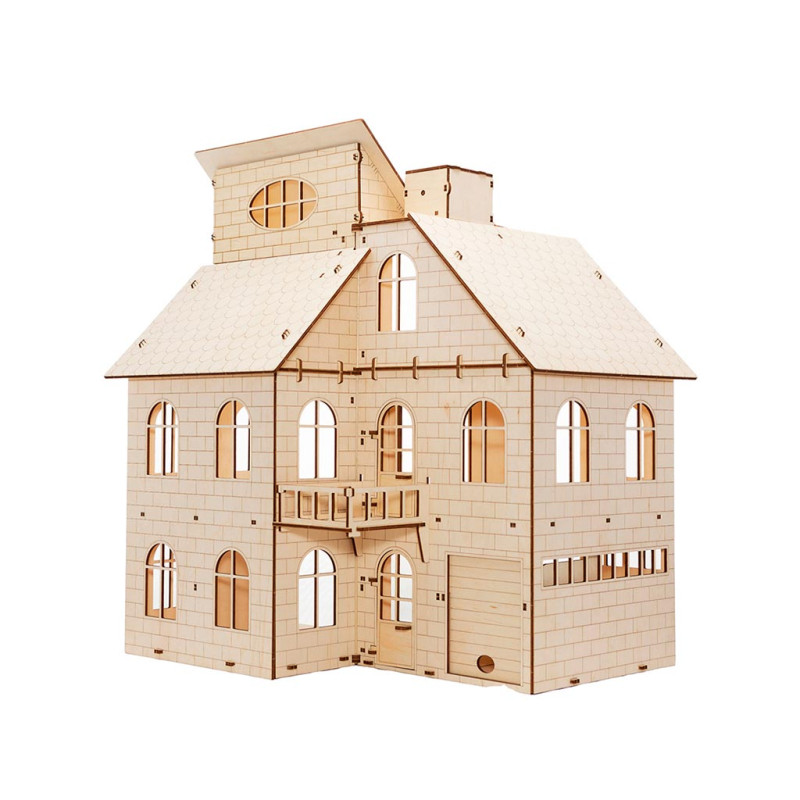 001041 - DOLL HOUSE - Hobbycity.gr - EWA ECO-WOOD-ART