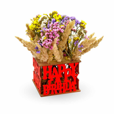 Βάζο  'HAPPY BITHDAY'