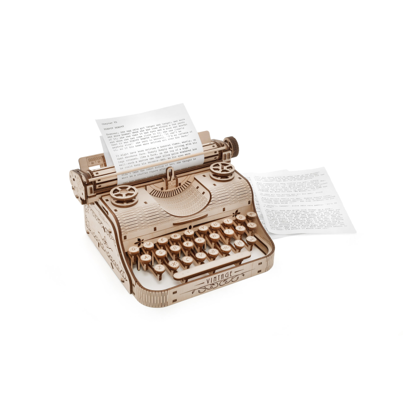 003465 - Typewriter - Hobbycity.gr - EWA ECO-WOOD-ART