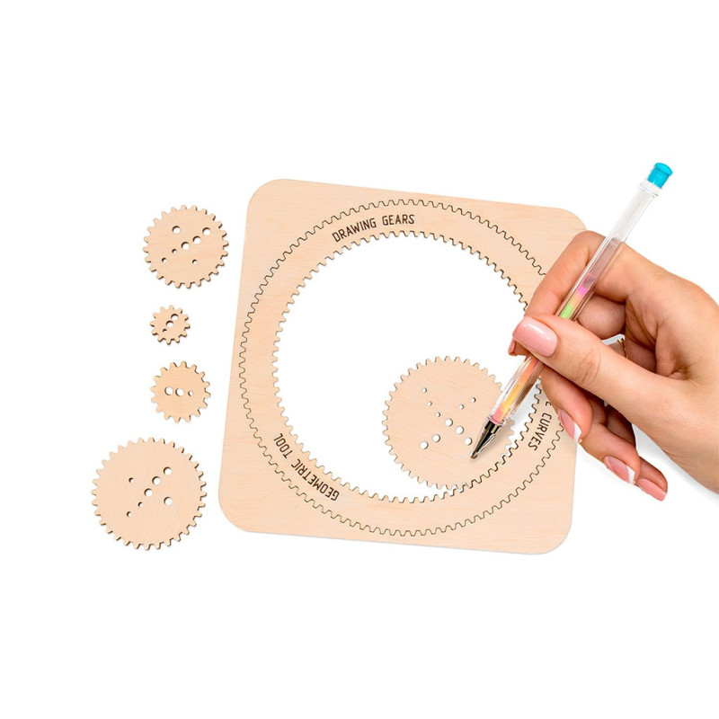 002147 - Drawing Gears - Hobbycity.gr - EWA ECO-WOOD-ART
