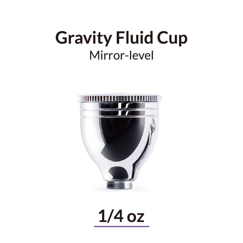 40546 - Airbrush Mirror Level Cup 1/4 O - Hobbycity.gr - Gaahleri