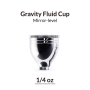 Airbrush Mirror Level Cup 1/4 O