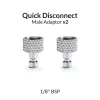 Airbrush Quick Male Adapter 2 τεμ