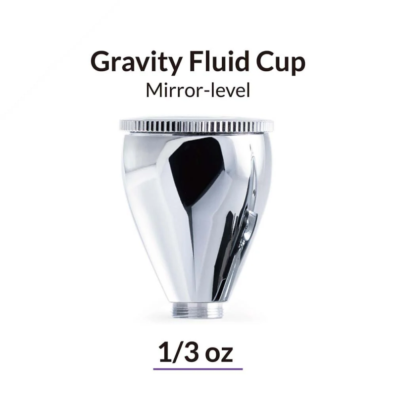41000 - Airbrush Mirror Level Cup 1/3 OZ - Hobbycity.gr - Gaahleri