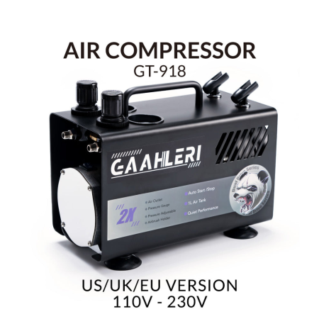 Dual Drive GT-918  Κομπρεσέρ Αερογράφου Gaahleri 