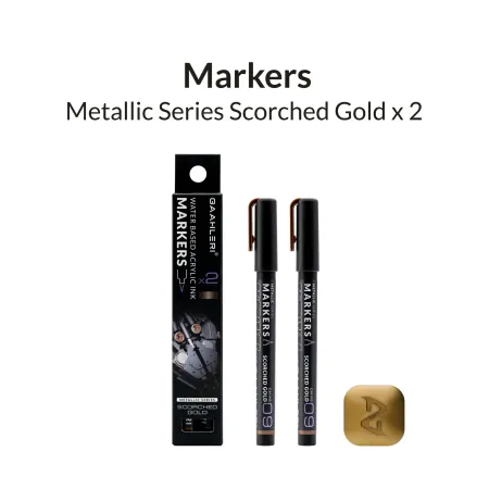 Μαρκαδόρος Μεταλλικού Χρώματος Scorched Gold  (2 τμχ)