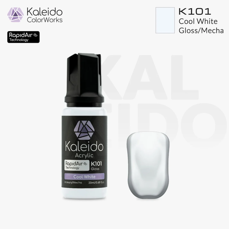 49259 - K101 Cool White 20ml Mecha Gloss - Hobbycity.gr - Kaleido ColorWorks