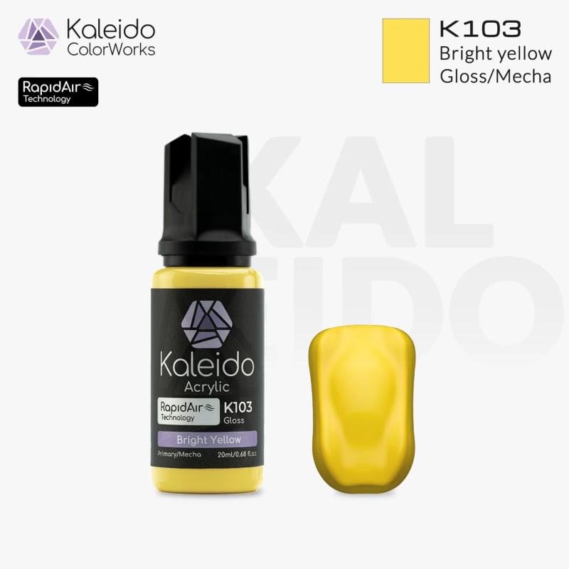 49273 - K103 Bright Yellow 20ml Mecha Gloss - Hobbycity.gr - Kaleido ColorWorks