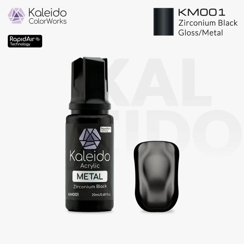 49730 - KM001 Zirconium Black 20ml - Hobbycity.gr - Kaleido ColorWorks