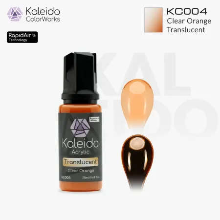 KC004 Clear Orange 20ml Ημιδιάφανο
