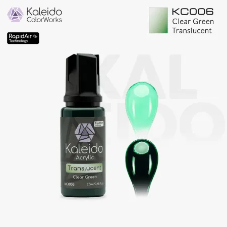 KC006 Clear Green 20ml Ημιδιάφανο