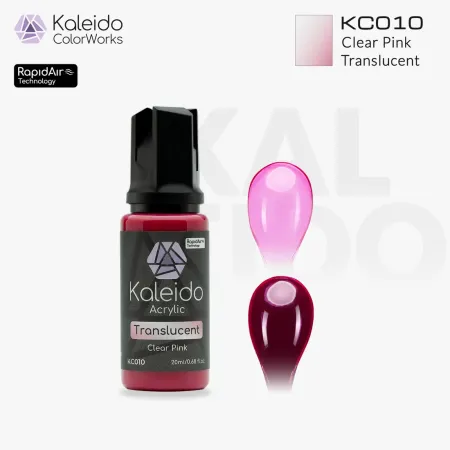 KC010 Clear Pink 20ml Ημιδιάφανο