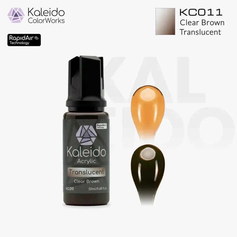 46265 - KC011 Clear Brown 20ml Ημιδιάφανο - Hobbycity.gr - Kaleido ColorWorks
